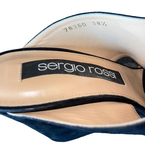 Sergio Rossi Platform Wedge Sandals - Picture 9 of 9